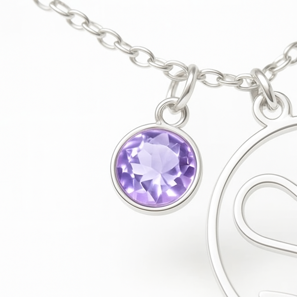 Geburtsstein Anhänger (Abnehmbar)