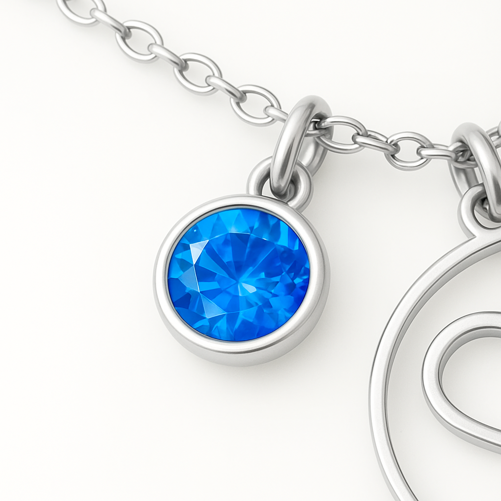 Geburtsstein Anhänger (Abnehmbar)