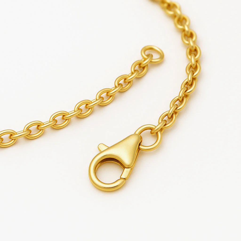 Personalisierbare Rechteck Monogramm Namens-Kette