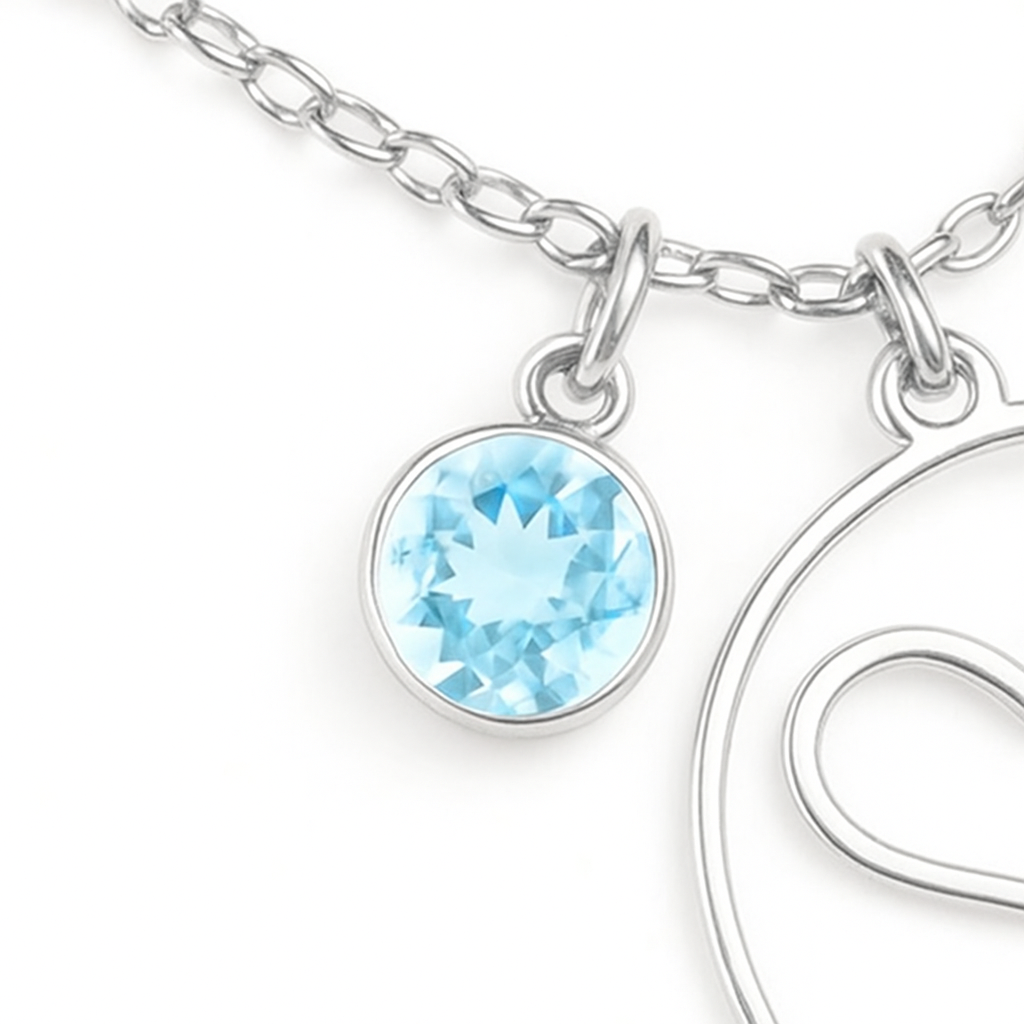 Geburtsstein Anhänger (Abnehmbar)