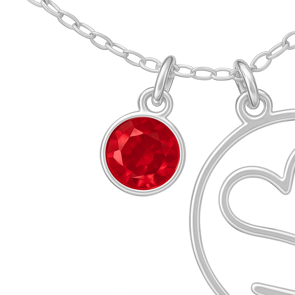 Geburtsstein Anhänger (Abnehmbar)