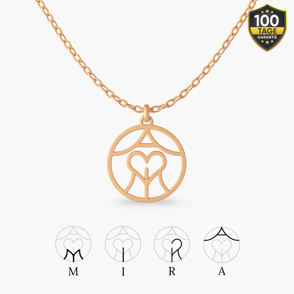 Personalisierbare Monogramm Namens-Kette