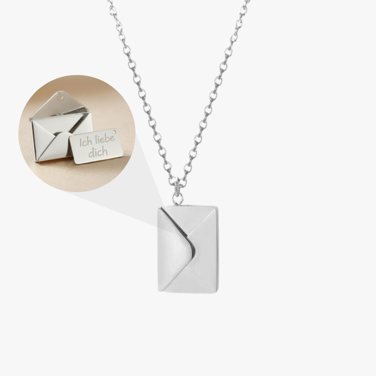 Love Letter Halskette - personalisierte Nachricht