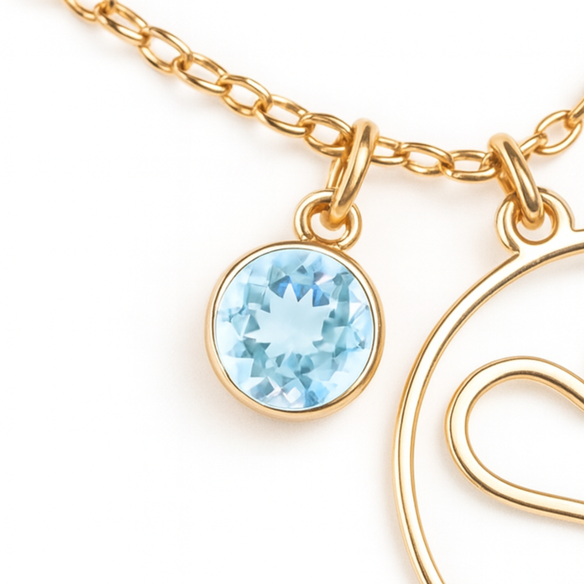 Geburtsstein Anhänger (Abnehmbar)