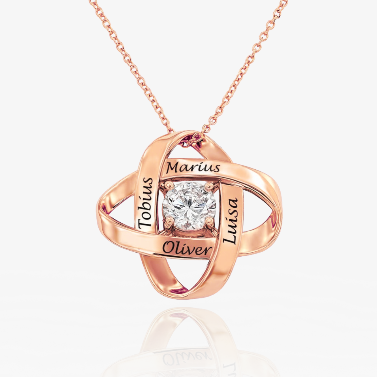 Unity Halskette mit Edelstein