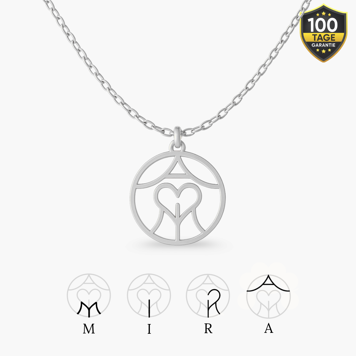 Personalisierbare Monogramm Namens-Kette