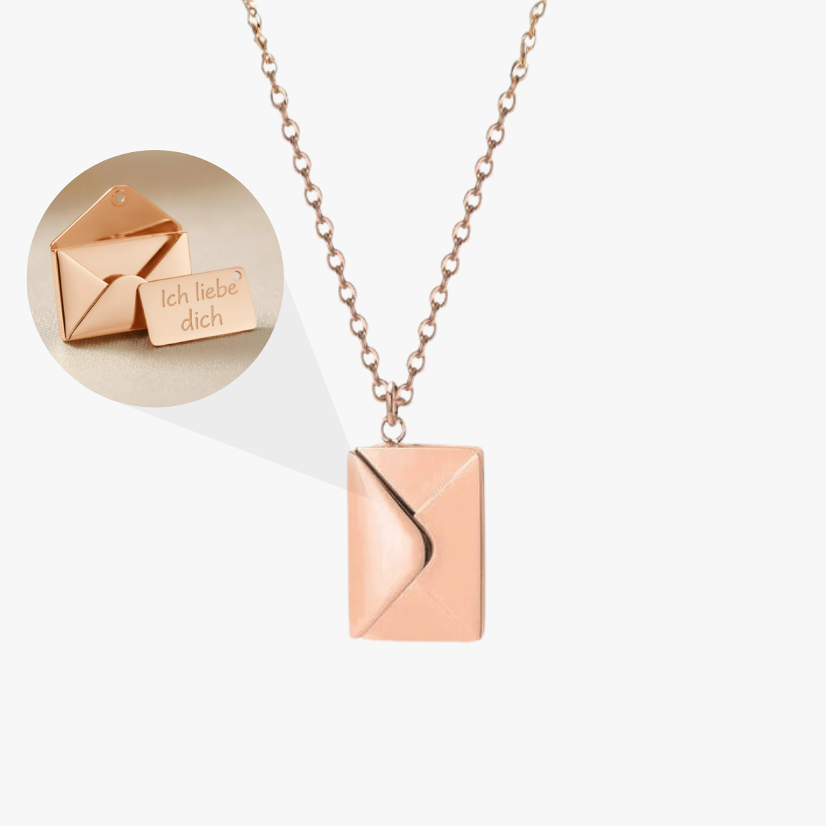 Love Letter Halskette - personalisierte Nachricht