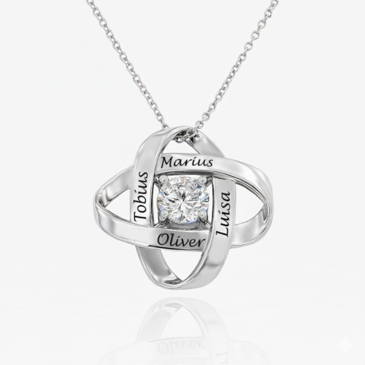 Unity Halskette mit Edelstein