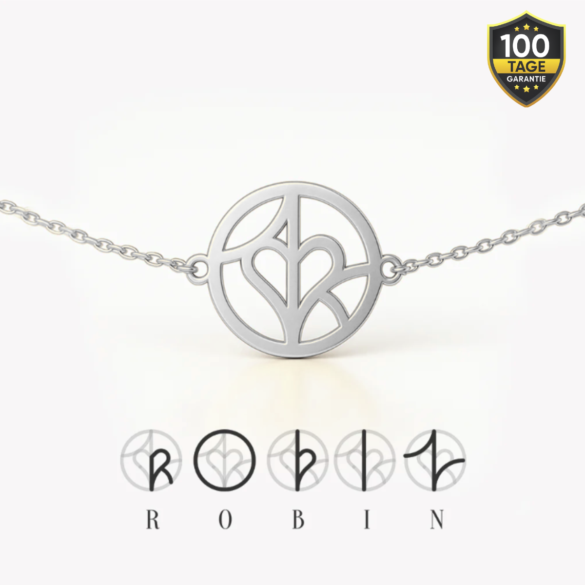 Personalisierbares Monogramm Namens-Armband