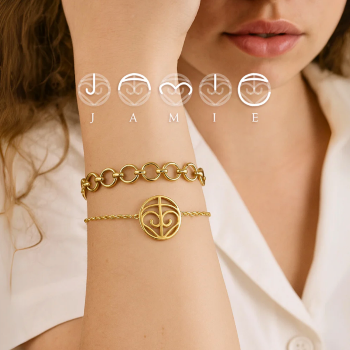 Personalisierbares Monogramm Namens-Armband