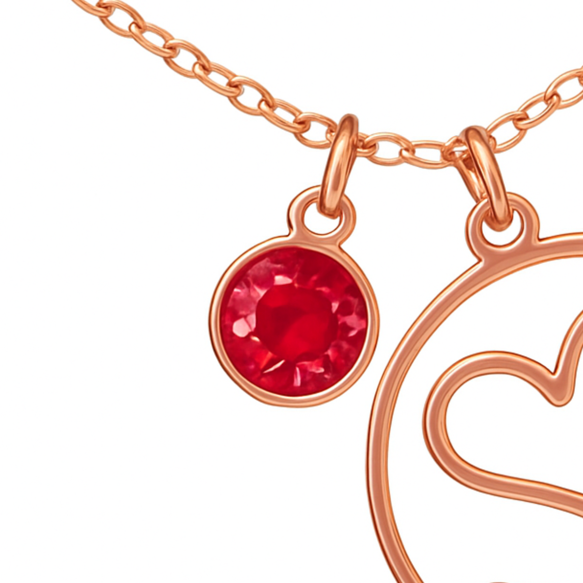 Geburtsstein Anhänger (Abnehmbar)