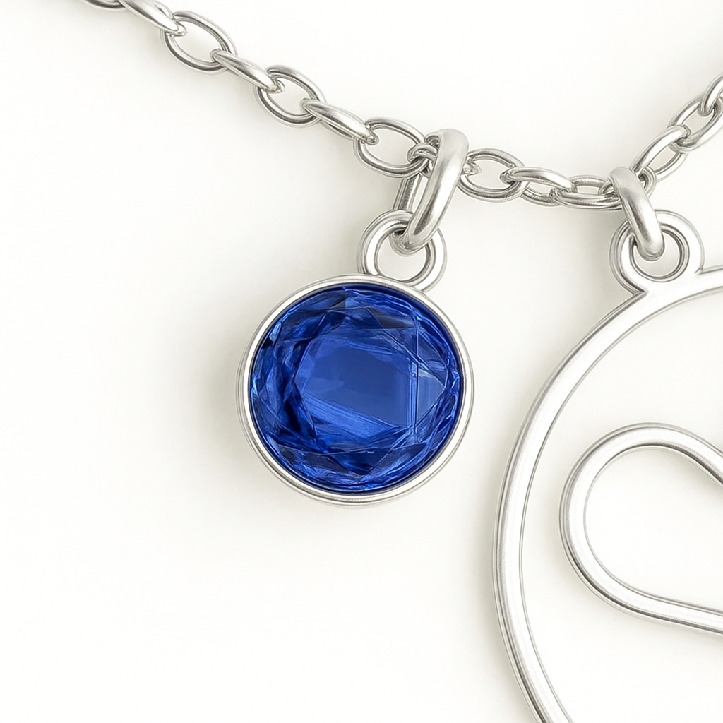 Geburtsstein Anhänger (Abnehmbar)