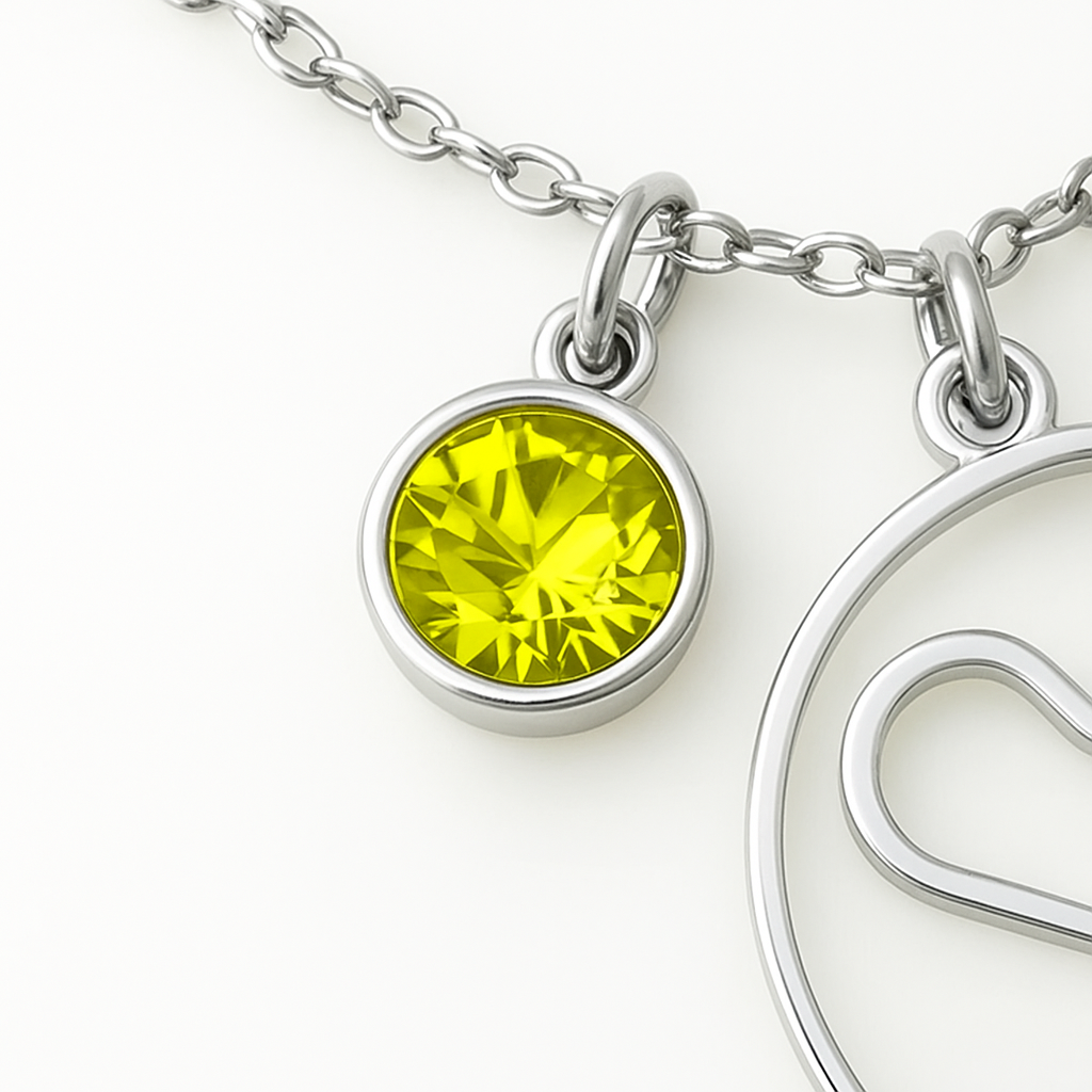 Geburtsstein Anhänger (Abnehmbar)