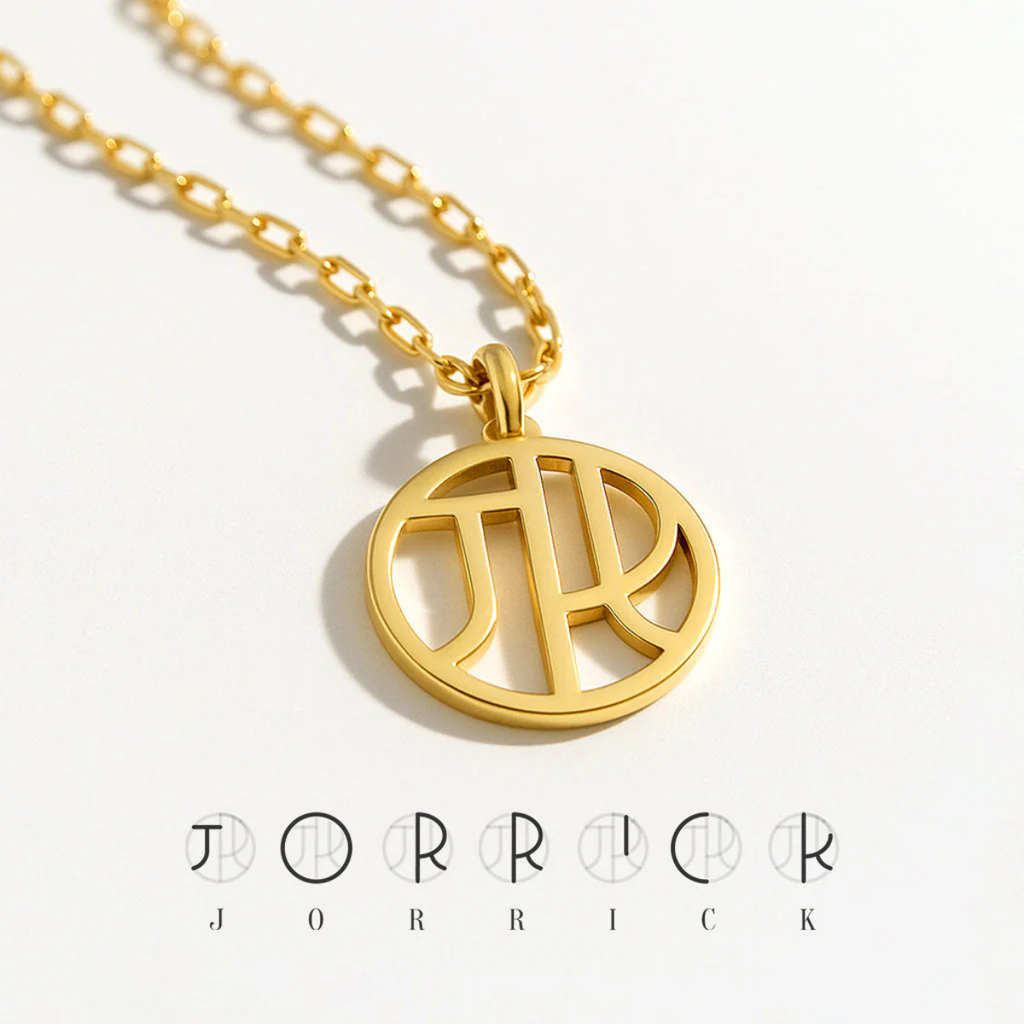 Personalisierbare Monogramm Namens-Kette