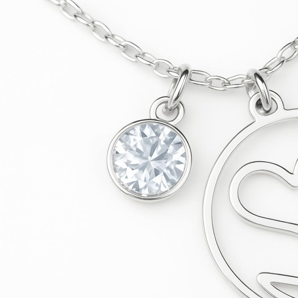 Geburtsstein Anhänger (Abnehmbar)