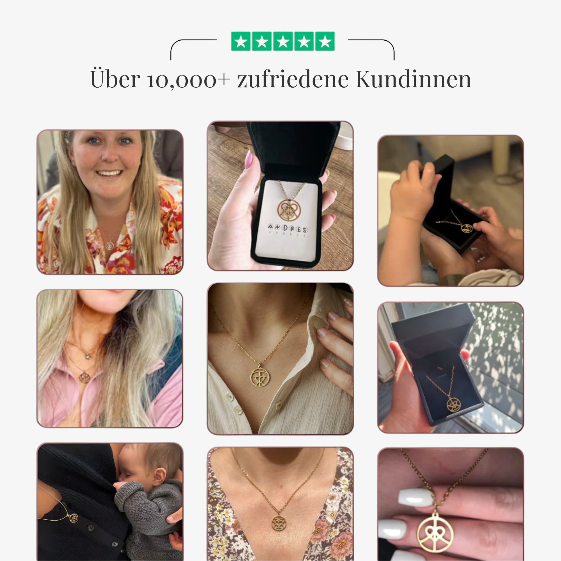 Personalisierbare Diamant Monogramm Namens-Kette